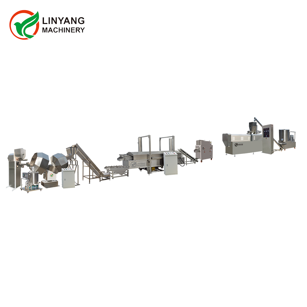 Automatic Fried Chicken Meet Potato Chips Snack Production Processing Line Frozen French Fries Making Machine